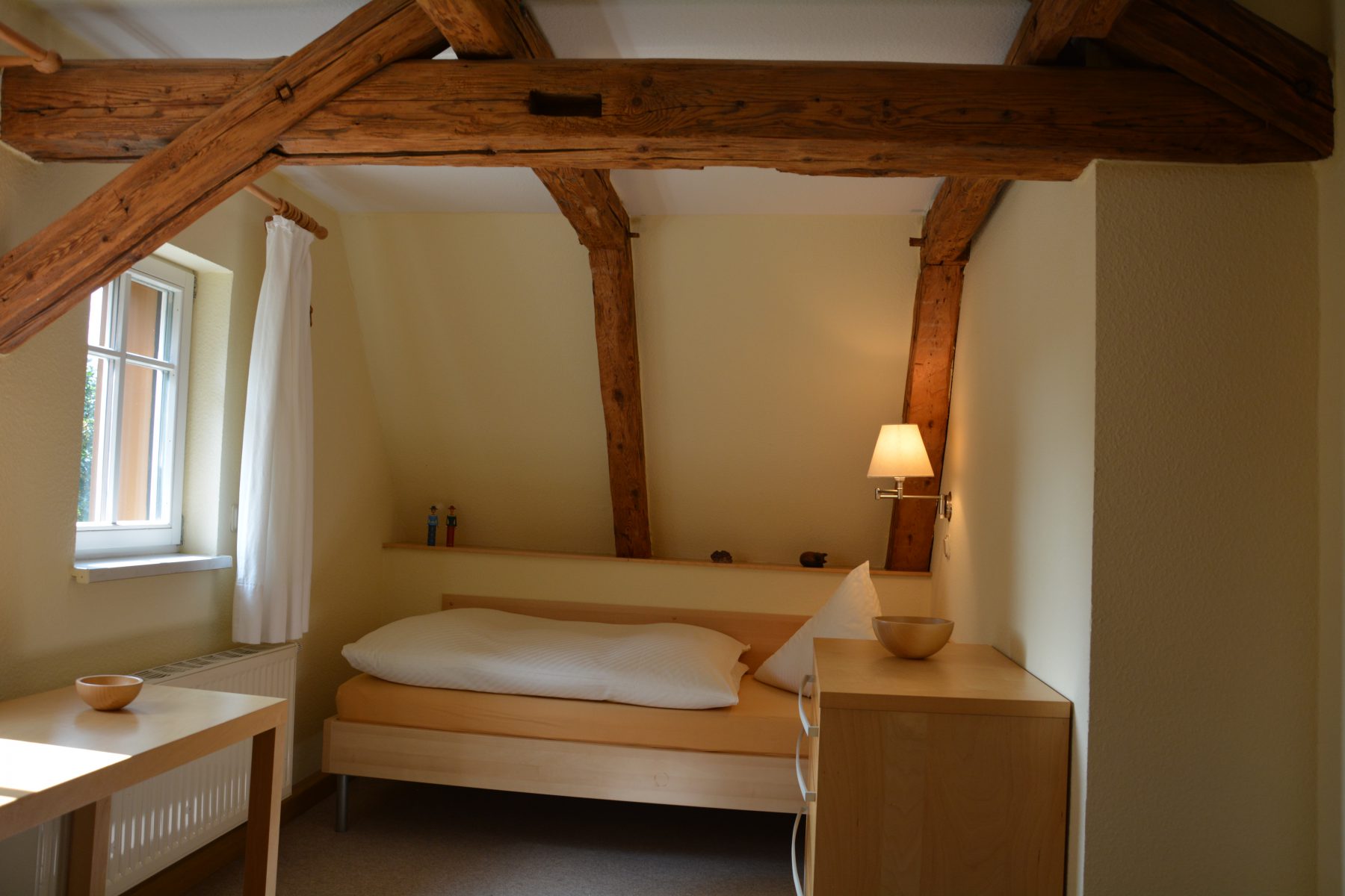 Ferienwohnung im Verlegerhaus Seiffen Kategorie N2b Detail Schlafzimmer